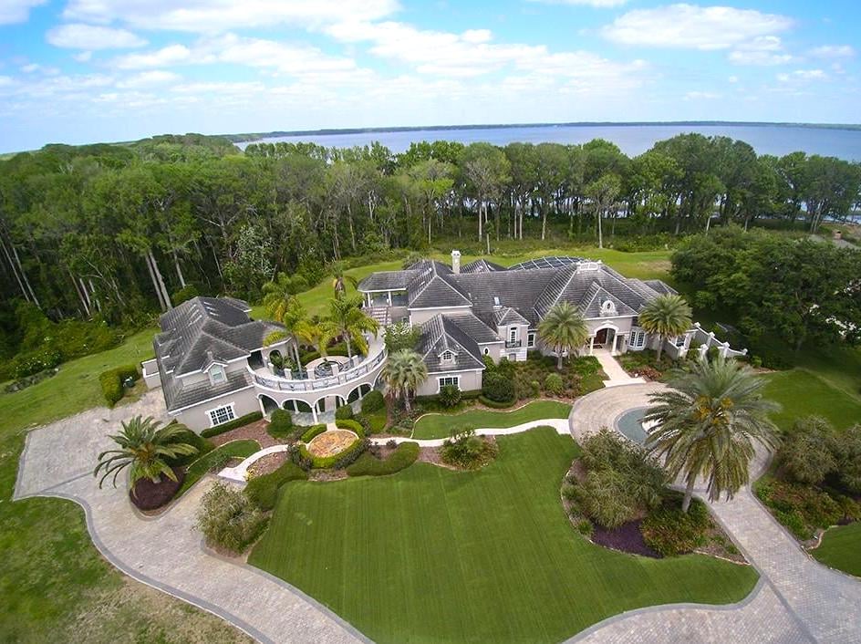 Luxury Lake Living Prestigious Estate Home for Sale in Okahumpka, FL